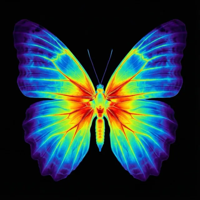 AI-generated thermal X-ray render from X-Ray Camera app